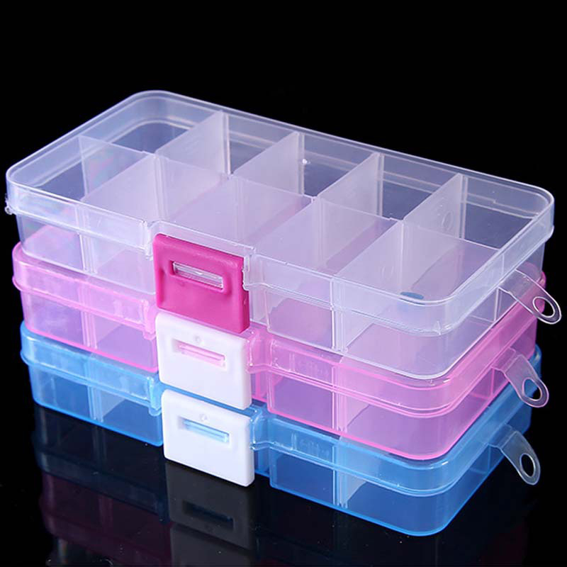 Decorating Tip Set - 10 siatek Organizer na paznokcie Pudełko