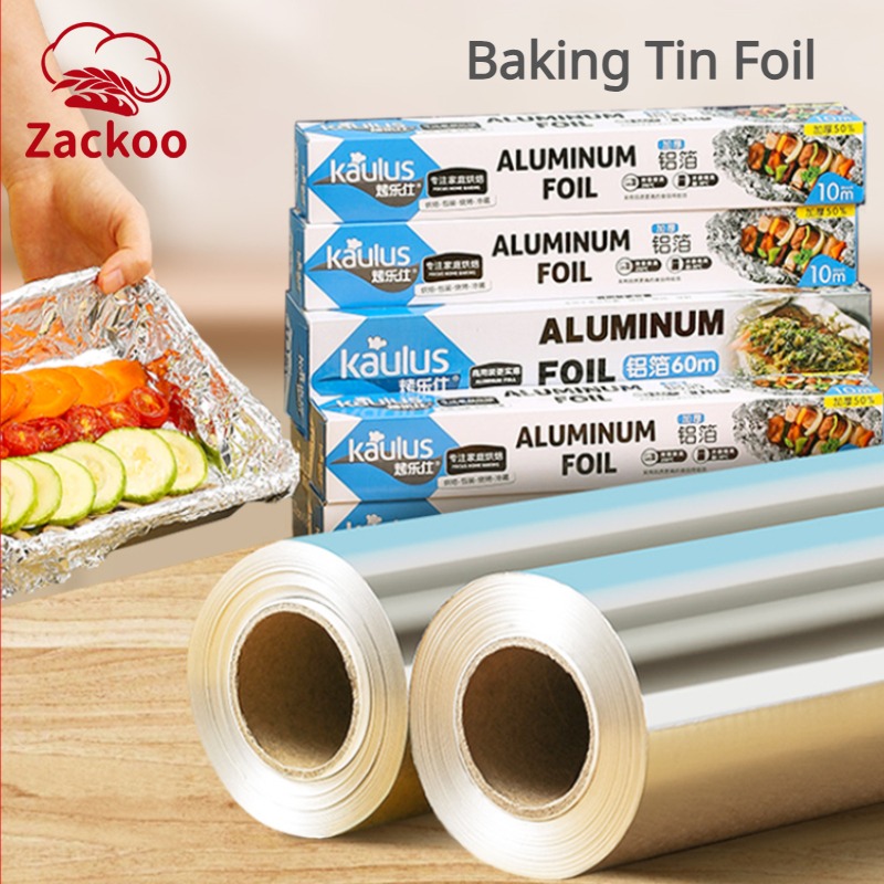 Kitchen Bakery - Zackoo 10/20/40M Folia aluminiowa do pieczenia