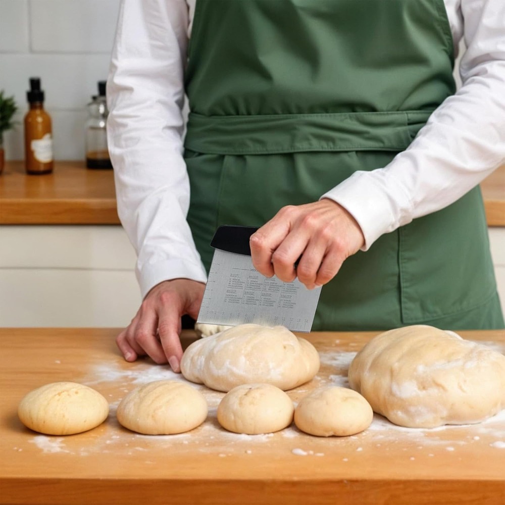Bread Baking Kitchen Utensils - 2-częściowy zestaw ze stali nierdzewnej: skrobak