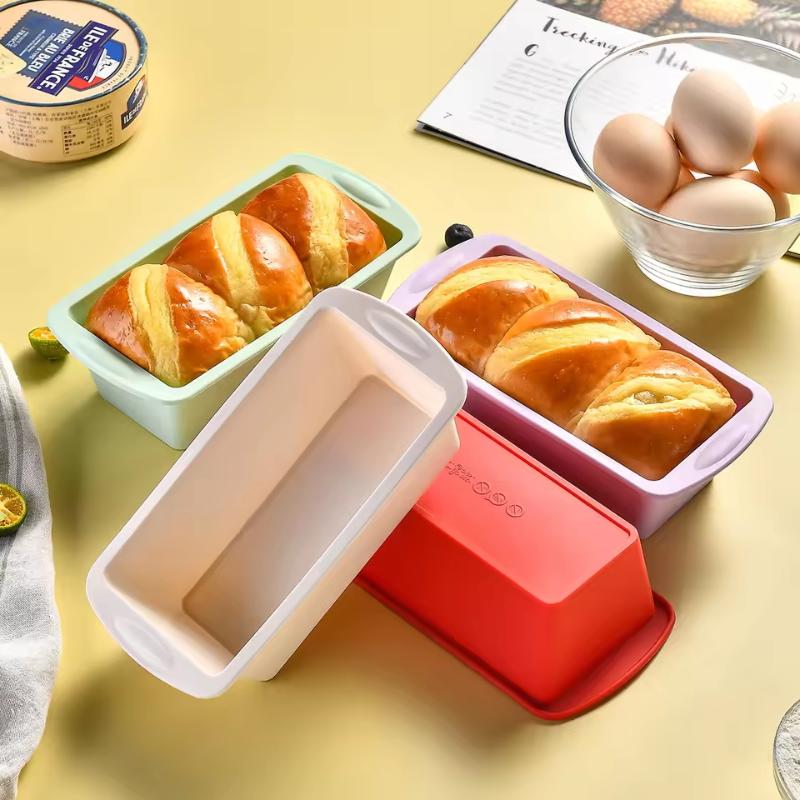 Kitchen Baking Pans - 1/4 szt. Domowa prostokątna forma silikonowa