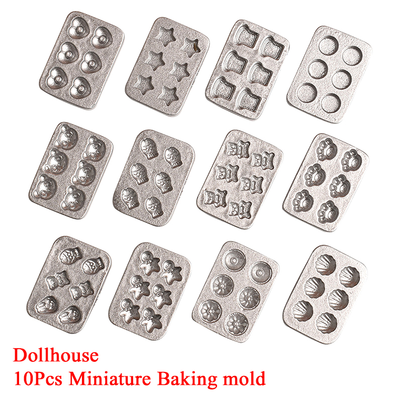 Baking In Kitchen - 10 szt. Miniaturowe foremki do pieczenia