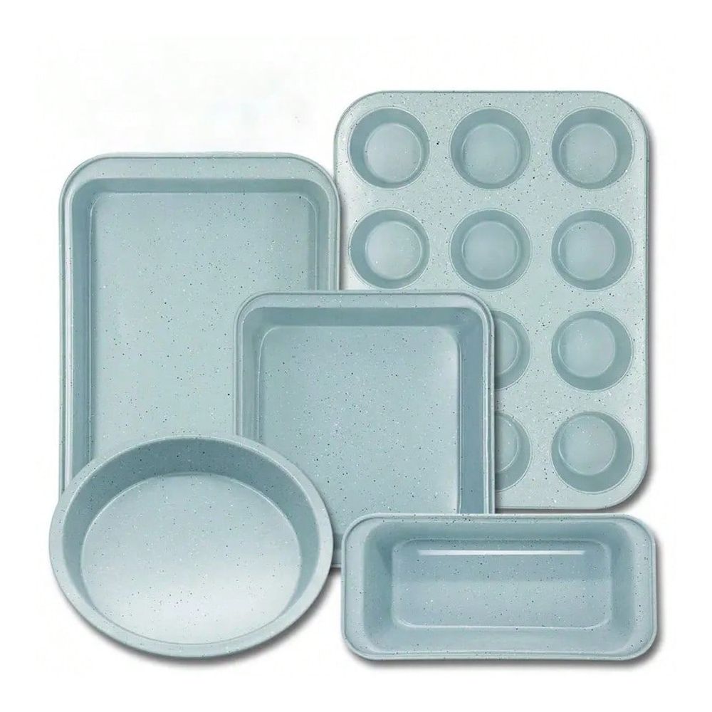 Kitchen Baking Pans - 10-częściowy zestaw do pieczenia, nieprzywierająca zastawa