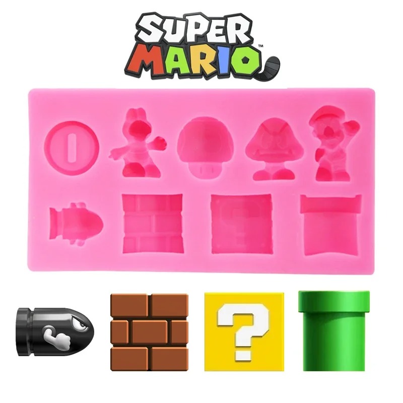 Kitchen Equipment For Baking - Forma do ciasta 3D Super Mario