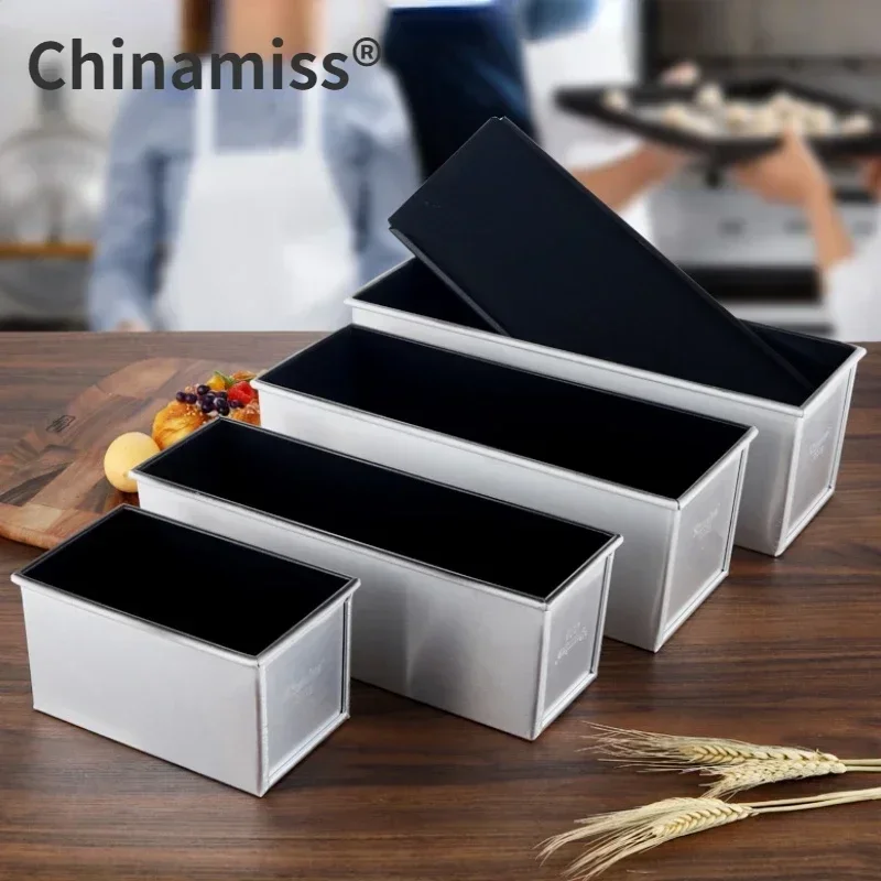 Kitchen Baking Pans - 250g/450g/600g/750g/900g/1000g Czarna powłoka nieprzywierająca ze stopu