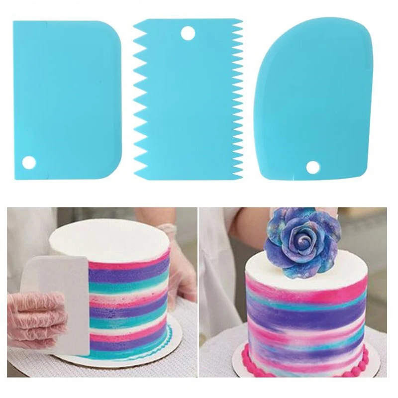 3 SZT./Zestaw Skrobak do Kremu – Fondant Smoother Set recenzja i cena