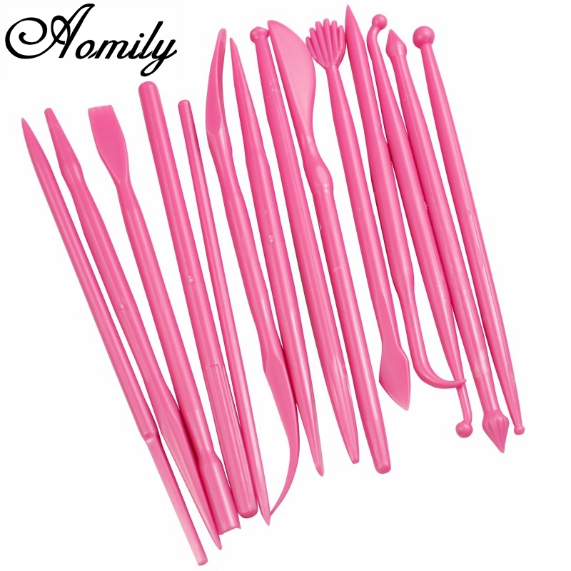 Aomily 14 sztuk/zestaw rzeźba  – Fondant Smoother Set recenzja i cena