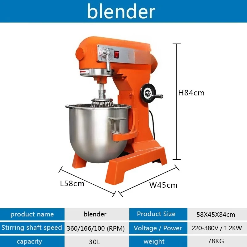 30L Mikser do ciasta, mleka, c – Kitchen Bakery recenzja i cena