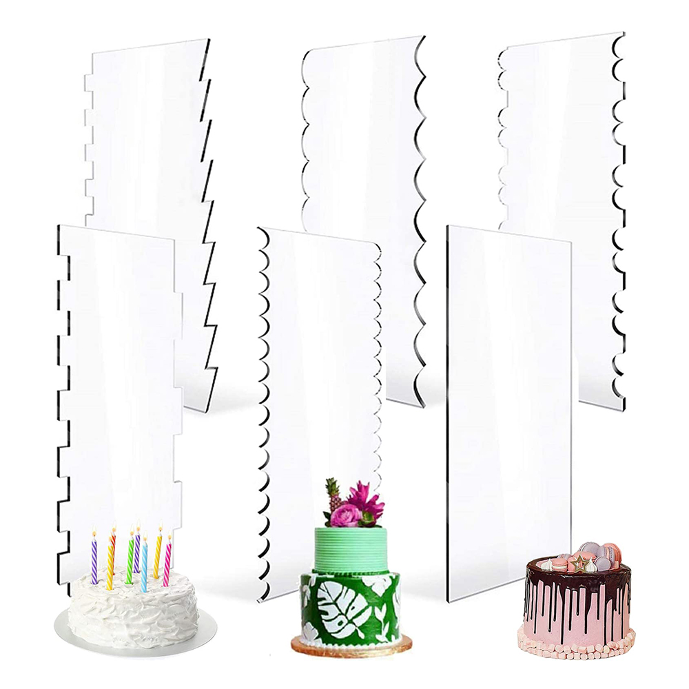 4/6 szt. akrylowy zestaw grzeb – Fondant Smoother Set recenzja i cena